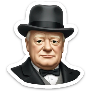 Winston Churchill sticker