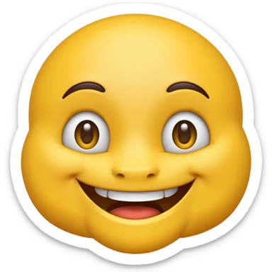 D shaped dragan emoj sticker