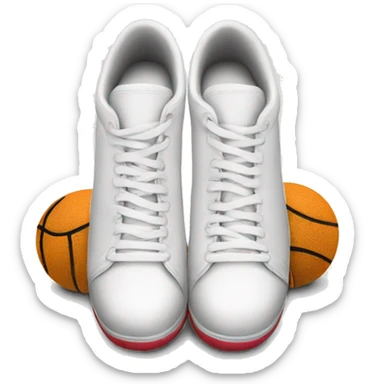 chunky white tennis shoes sticker