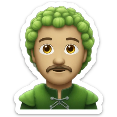 Green gumdrop game of thrones  sticker