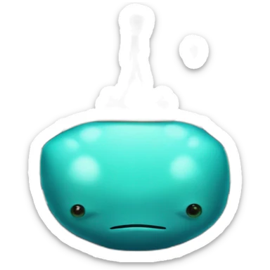 Crab with a crown on his head sticker