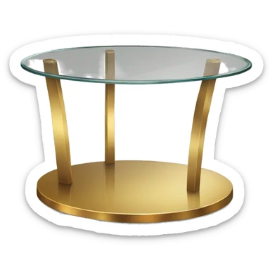 Golden-band-glass-coffee-table sticker
