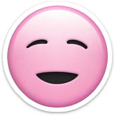 pink circle with wh sticker