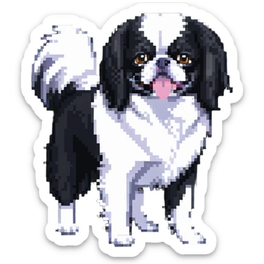 Japanese Chin dog sticker