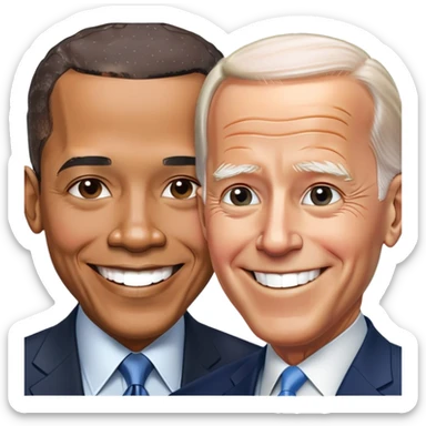 Obama and Biden sticker