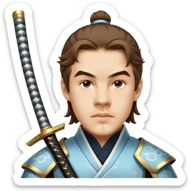 Elegant Samurai sticker