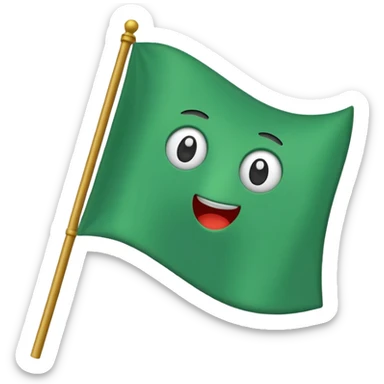 🚩 turn this into green sticker