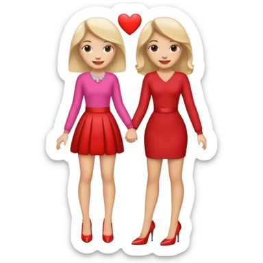 😗+🤌+👠+❤️ sticker