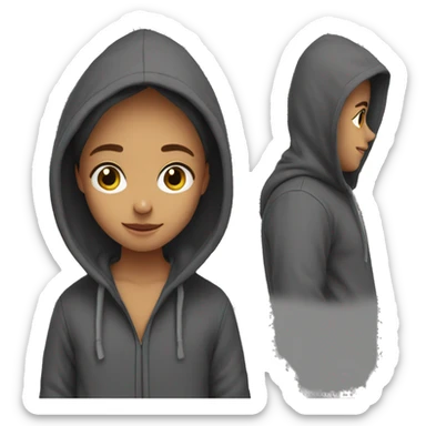 Me in a hoody sticker