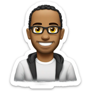 Lewis Hamilton hacking sticker