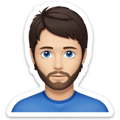  Howard Donald with dark brown hair, blue eyes sticker