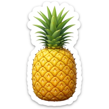 cut pineapple sticker
