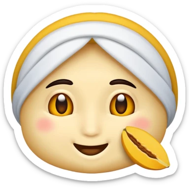 Ortası delik yamuk kare sticker