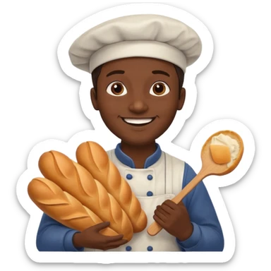 Street Baker man  sticker