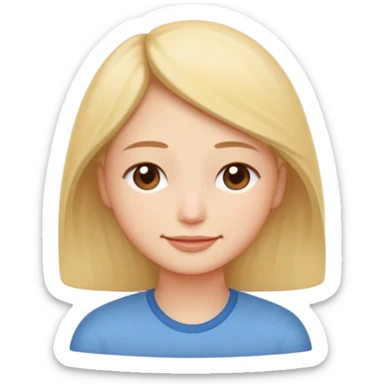 A simple emoji-style character with a gentle, soft smile and eyes peacefully closed from kindness and warmth, minimal design, rounded face, clean lines, friendly and calm expression, modern emoji style, transparent background. sticker