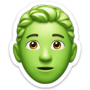 Auricular verde sticker