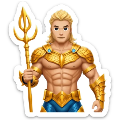 aquaman full armor sticker
