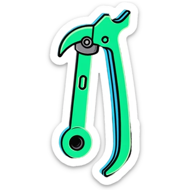 A wrench made of glowing digital code, binary numbers visible throughout the tool sticker