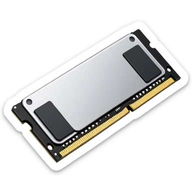 simple stick of memory ram sticker