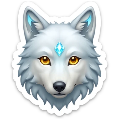 Spirit of a wolf sticker