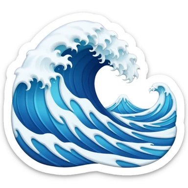 Ocean Waves sticker