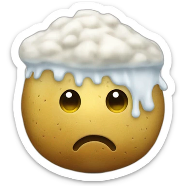 a cold potato sticker