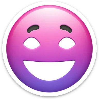 Purple ombre with pink heart  sticker