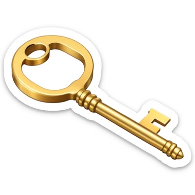 new home elegant key sticker