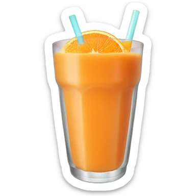 Smoothie orange sticker