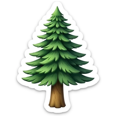 pine tree sticker