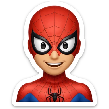 Make Spider-Man Saying GG sticker