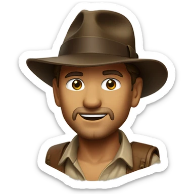 indiana jones sticker