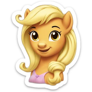 Applejack my little pony sticker