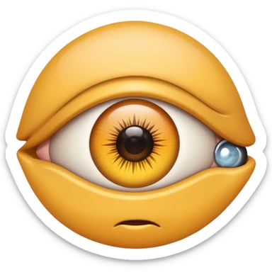 Eye twitch emoji sticker