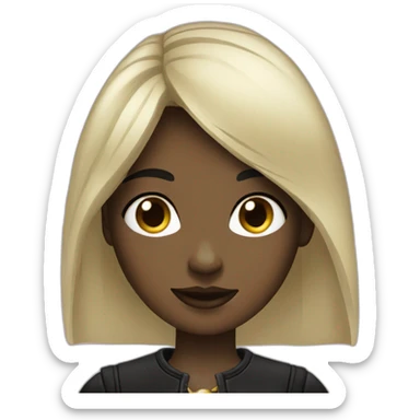 Fille gothique sticker