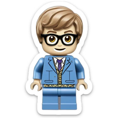 Lego austin powers sticker