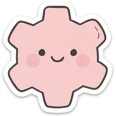 Create a soft and cute settings icon in Japanese hand-drawn style with pink color, matching the reference style, suitable for a mobile home screen. Transparent background. sticker