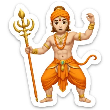 Bal hanuman sticker