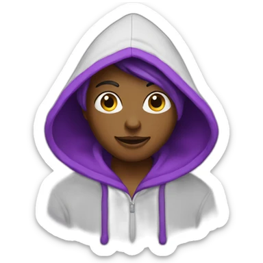 Ketmit with purpl hoodie sticker