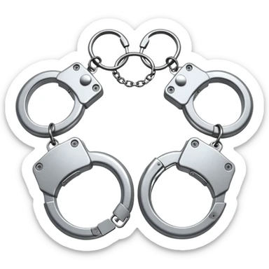 Handcuffs sticker
