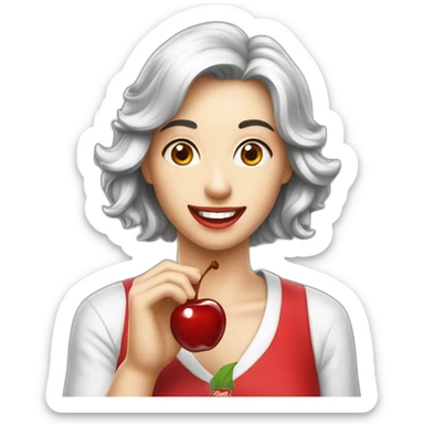 Coca-Cola cherry sticker