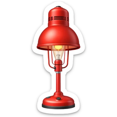 Heat lamp sticker