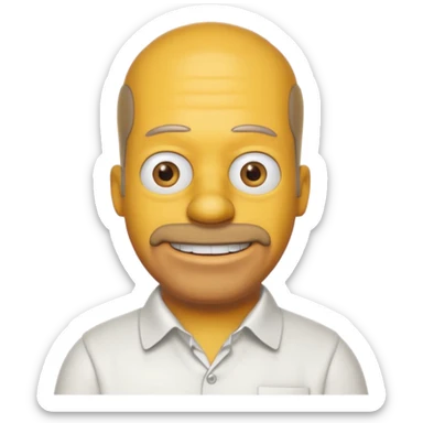 Homer simson sticker
