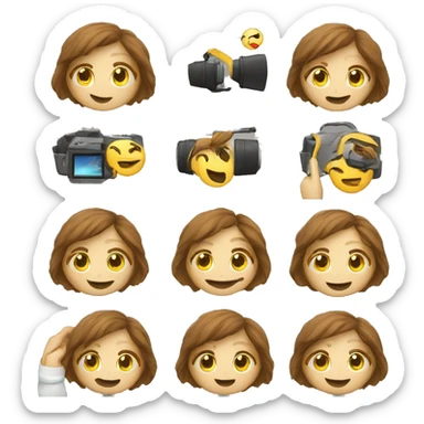 Video editor editing videos  sticker