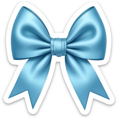 small flirty bow sticker