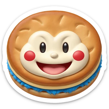 Doraemon Eating Dorayaki  sticker