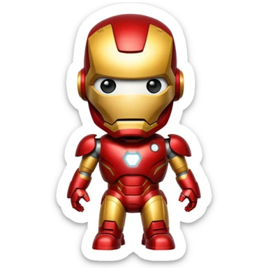 Now a emoji iron man sticker