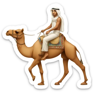 arabian on the camel sticker