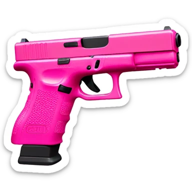 Pink Glock sticker