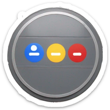 The london underground roundel symbel sticker